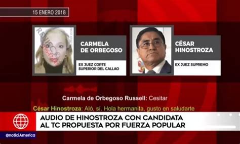 C Sar Hinostroza Difunden Audio Del Exjuez Supremo Con Candidata Al Tc