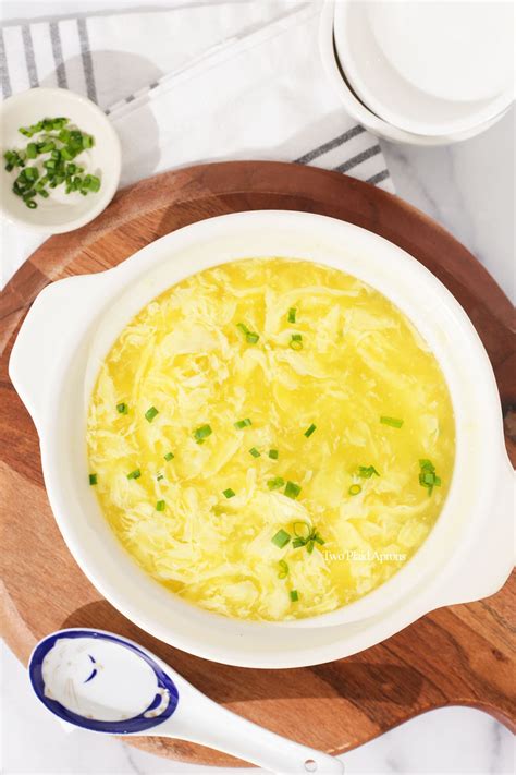 Egg Drop Soup Two Plaid Aprons