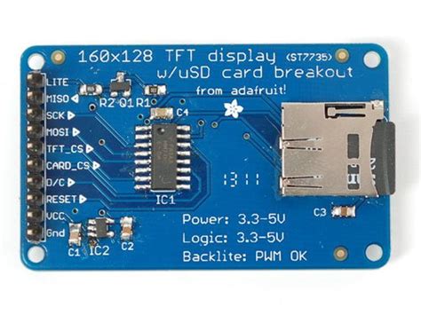 Tft Display With Microsd Breakout Board Using Arduino Tech Projects