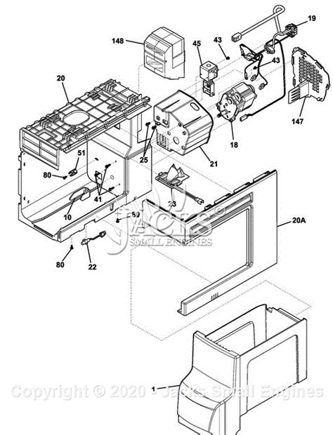 Frigidaire FGSC2335TF0 Parts Diagram For Ice Container