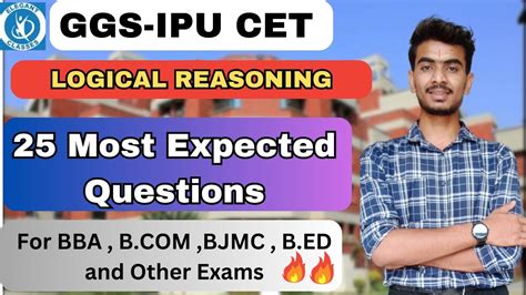 Ipu Cet Logical Reasoning Most Important Questions Ipu Cet