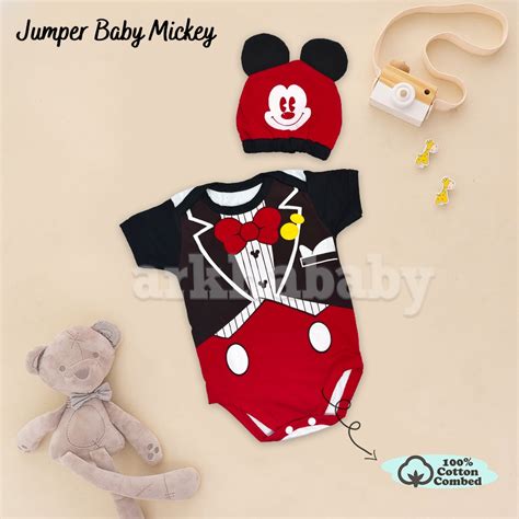 Jual Baju Bayi Jumper Bayi Motif Micykostum Bayibaju Bayi Karakter