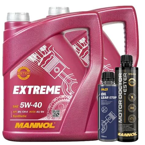 X L Motor L Mannol Extreme W Api Oil Leak Stop Motor Life Extender