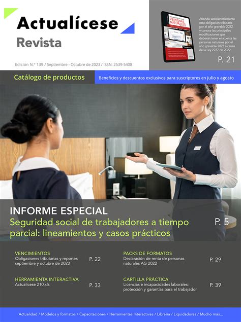 Revista Actualícese Edición N º 139 Seguridad Social De Trabajadores A