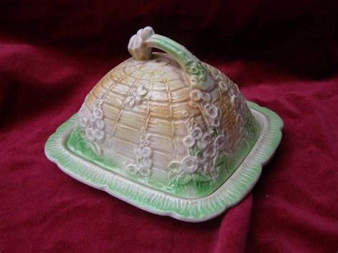 Vintage Royal Winton Beehive Butter Dish Cheese Dish China Tableware