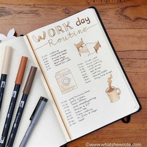 17 Routine Spreads In Your Bullet Journal To Bring You More Structure