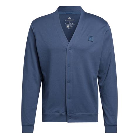 Adidas Primeblue Golf Cardigan Crew Navy Scottsdale Golf