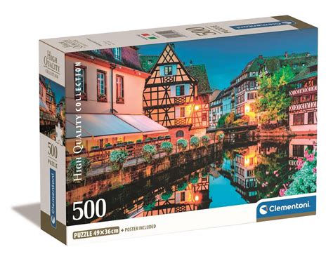 Clementoni Puzzle Compact Box Strasbourg Old Town 500 El