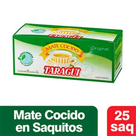 Taragui Mate Cocido X25saq Distribuidor Mm