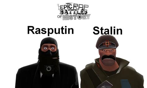 Epic Rap Battles Of History Rasputin Vs Stalin By Cowboygineer On