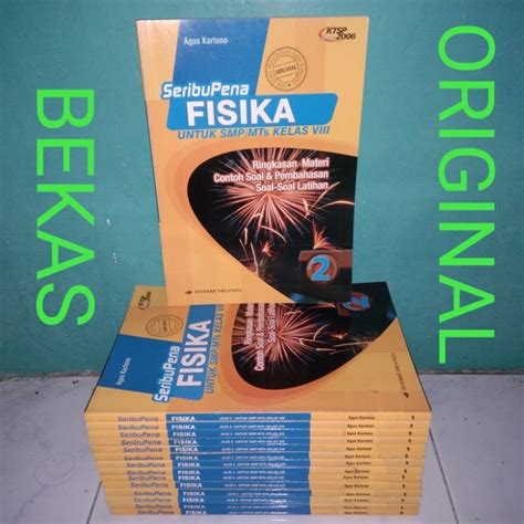 Jual Seribupena Seribu Pena Fisika Kelas 8 Viii 2 Smp Mts Penerbit Erlangga Ktsp 2006 Seri Buku