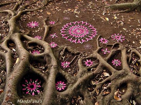 Mandalas Nature Mandala Environmental Art Earth Art