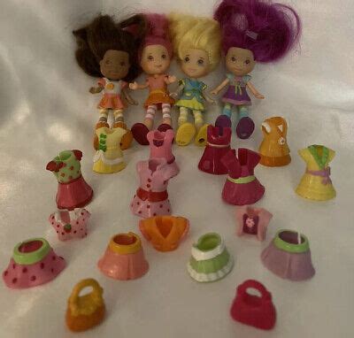 Strawberry 🍓 Shortcake Berry Bitty Friends Mini Figures Toy Dolls ...