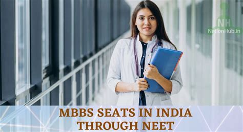 Mbbs Bds Seats In India Through Neet Total Seats For General