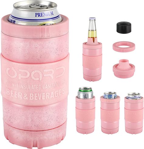 Amazon Opard 5 In 1 Freezable Can Cooler Double Wall Insulated