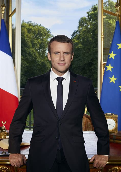 Télécharger photos photo officielle d emmanuel macron président de la