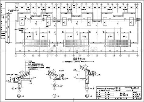 【6层】3470平米六层砖混住宅施工cad图纸（计算书、答辩ppt、建筑、结构图）土木在线