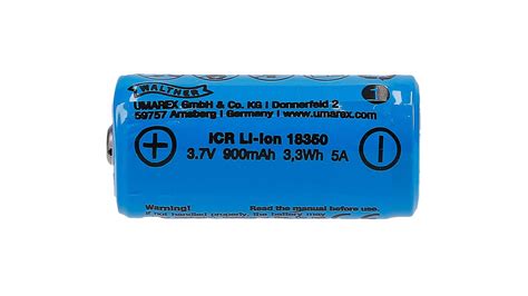 Akumulator UMAREX Walther ICR 18350 900 MAh 3 7 V Litowo Jonowy Li Ion