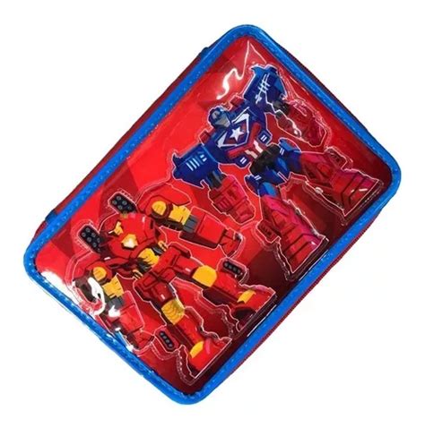 Cartuchera Set Escolar Avengers Piso Cresko Sharif Express Mercadolibre