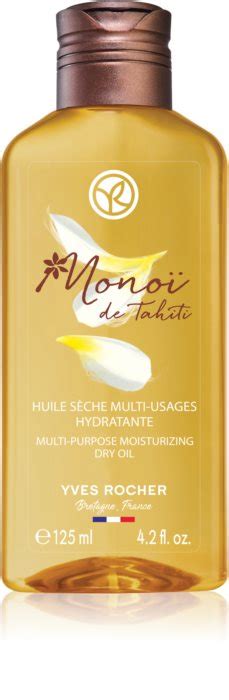 Yves Rocher Monoi De Tahiti Multi Purpose Dry Oil For Body And Hair