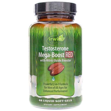 Testosterone Mega Boost Red Irwin Naturals