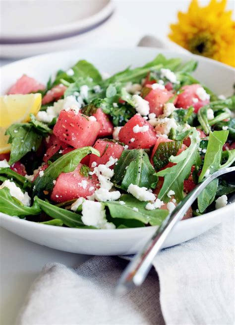 Watermelon Arugula Salad in 5 Minutes - Perfect for Summer!