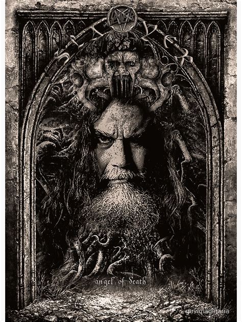 "Slayer - Angel of Death - Tom Araya " Poster by yuvimaginaria | Redbubble