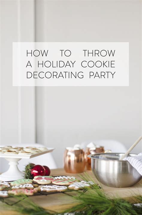 Holiday Party Idea Heres How To Throw A Cookie Decorating Party