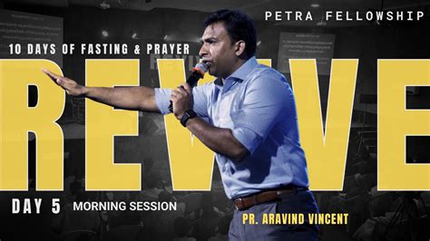 Revive Day 5 Morning Session 1030 Am Pastor Aravind Vincent