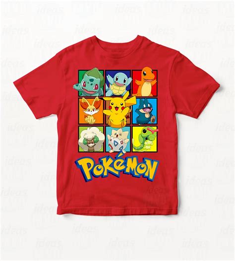 Remera De Ni O Pokemon Colores Ideas Mvd