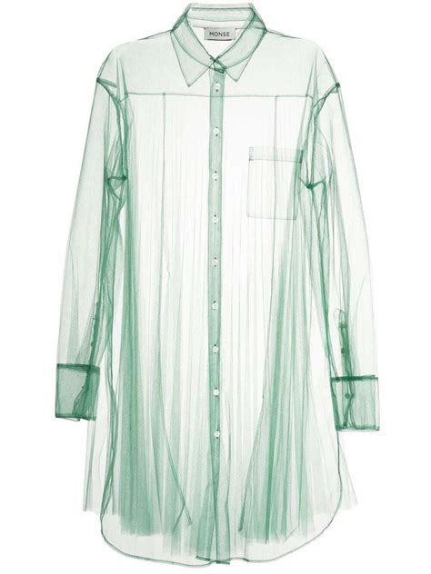 Monse Semi Sheer Shirt Editorialist