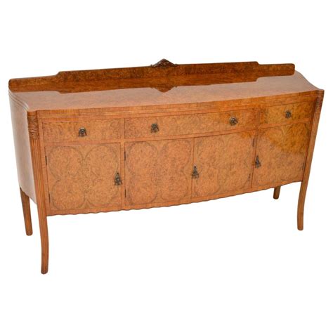 Antique Queen Anne Style Burr Walnut Sideboard At Stdibs Queen Anne