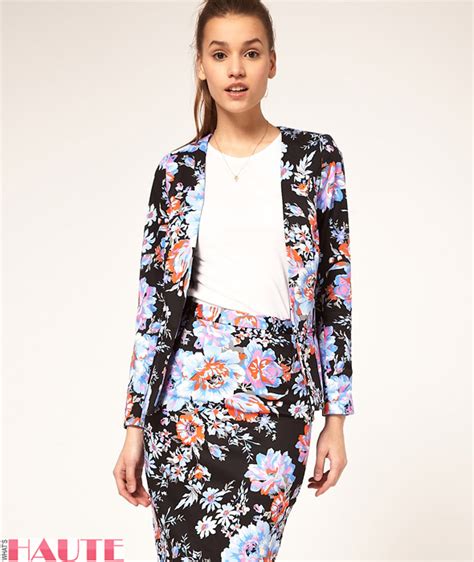 Trend To Try Floral Print Blazers Whats Haute™