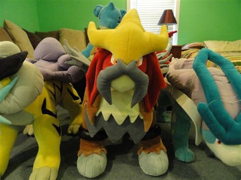 Giant Entei Pokemon Plush 2 by NewTypeOne on DeviantArt