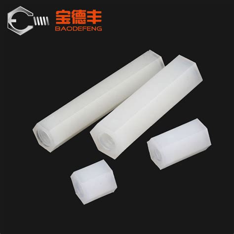 Double Nylon Hexagonal Column Isolation Column Plastic Insulation