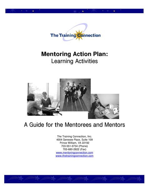 Mentoring Action Plan 9 Examples Format How To Make Pdf