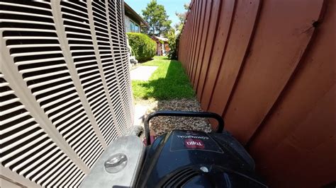 Lawn Mowing Pov In Real Time Raw Grass Cutting Video Wright Stander