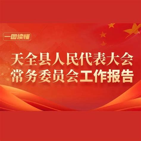 一图读懂｜天全县人民代表大会常务委员会工作报告高菲菲王茜程普