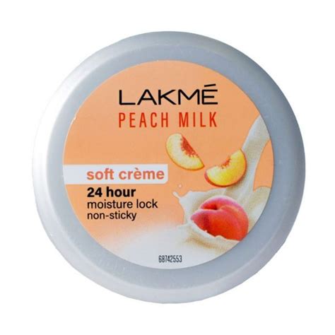 Lakme Peach Milk Soft Creme Moisturizer Buy Lakme Peach Milk Soft