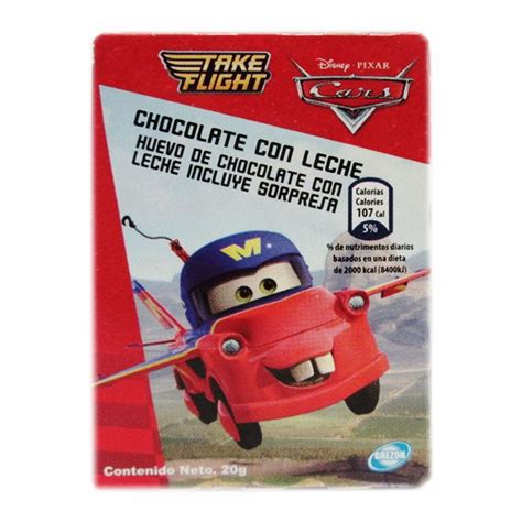 Huevo De Chocolate Grezon Cars 20 G Con Sorpresa Walmart