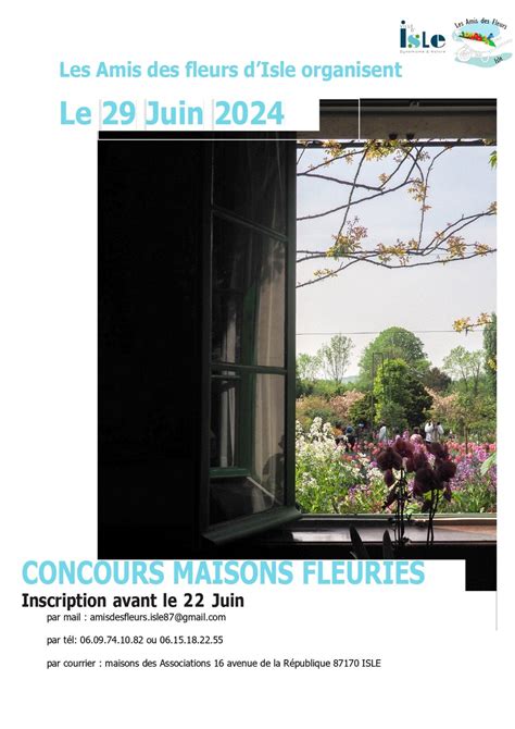 Concours Des Maisons Fleuries Site Officiel De La Ville DIsle