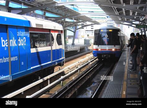 Asok Bts Skytrain Station Bangkok Thailand Hi Res Stock Photography And