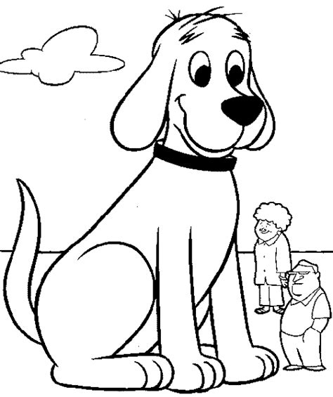 Dibujos Animados Para Colorear Clifford Para Colorear