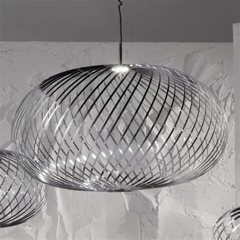 Tom Dixon Spring Large Hängelampe Ø 95 cm chrom Lampenwelt ch