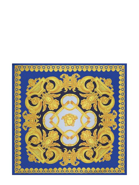 Versace Foulard Blue Editorialist