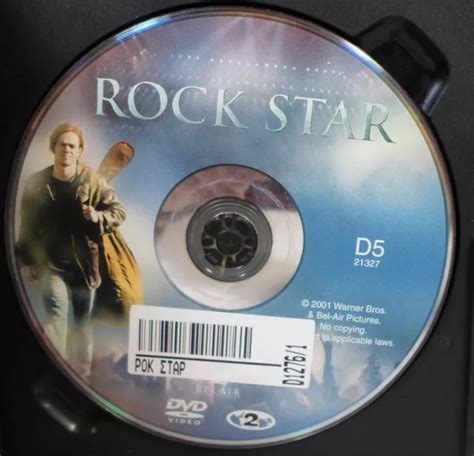 Warner Bros Dvd Rock Star Mark Wahlberg Jennifer Aniston European