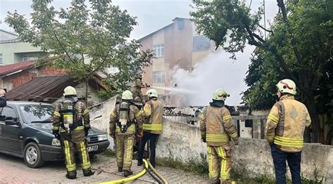 Sultanbeyli De Gecekondu Alev Alev Yand Son Dakika Haber