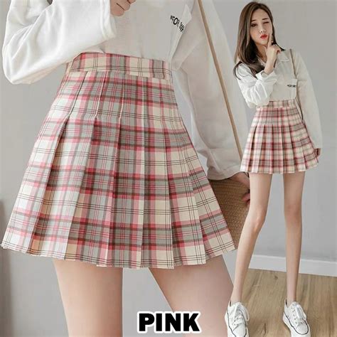 Jual KARAKOREA 8606 Tennis Skirt Mini Skirt Rok Pendek Rok Tenis Rok