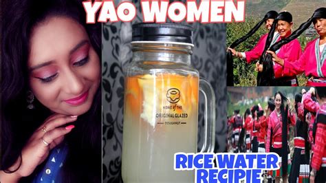 True Recipie Of Rice Water Yao Women Method For Quick Hair Growth