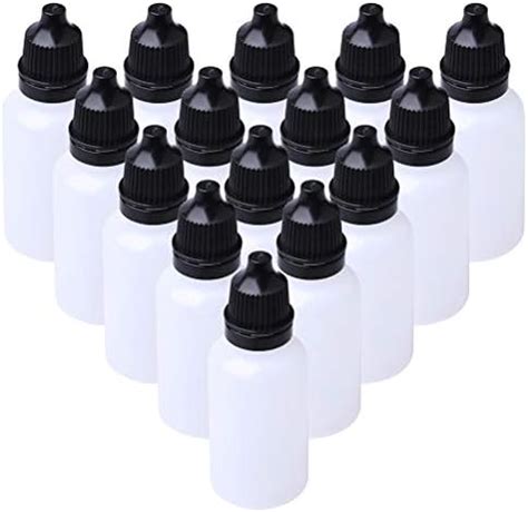 20 Pcs 20 Ml Squeezable Dropper Bottles Plastic Empty Bottles